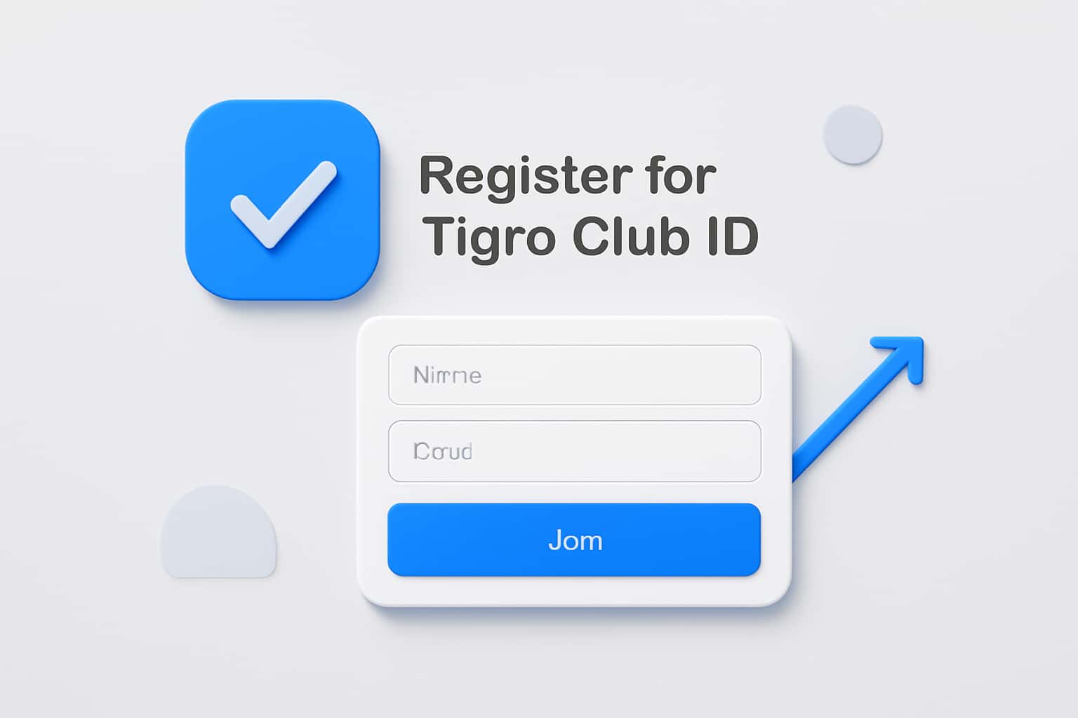 Register for Tigro Club ID Interface