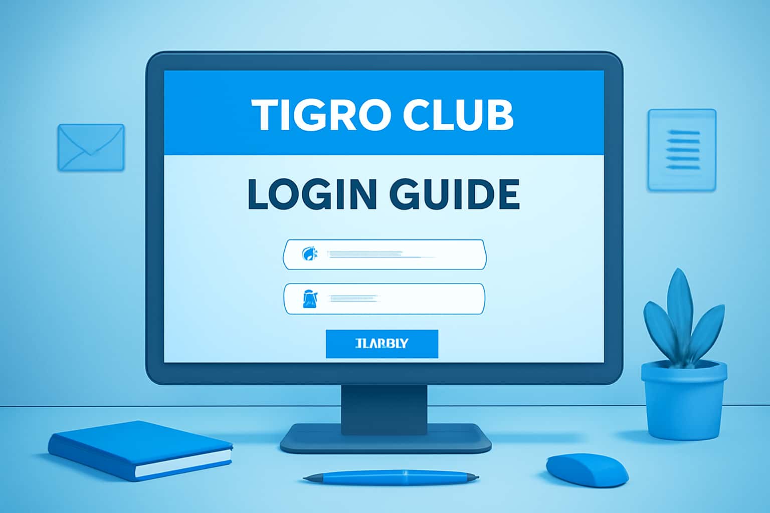 An informative visual representation related to accessing the Tigro Club online platform.