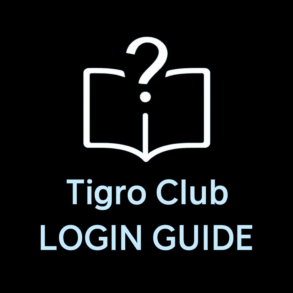 An icon illustrating Tigro Club's login assistance.